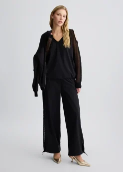 Liu Jo Sudadera con detalles cut-out-Mujer Sudaderas|Ropa Deportiva