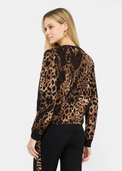 Liu Jo Sudadera con estampado animal Better-Mujer Ropa Deportiva