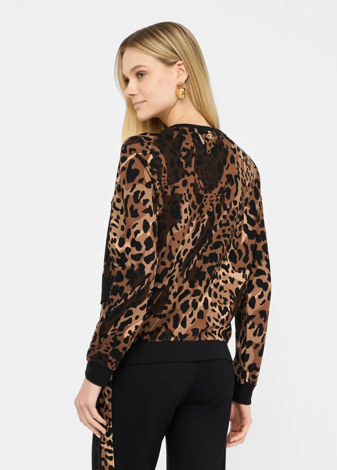 Liu Jo Sudadera con estampado animal Better-Mujer Ropa Deportiva