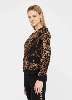 Liu Jo Sudadera con estampado animal Better-Mujer Ropa Deportiva