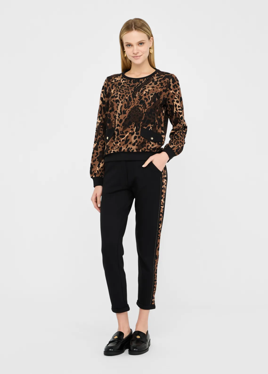 Liu Jo Sudadera con estampado animal Better-Mujer Ropa Deportiva