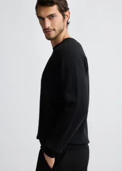 Liu Jo Sudadera con inserciones de punto-Hombre Jerséis Y Sudaderas
