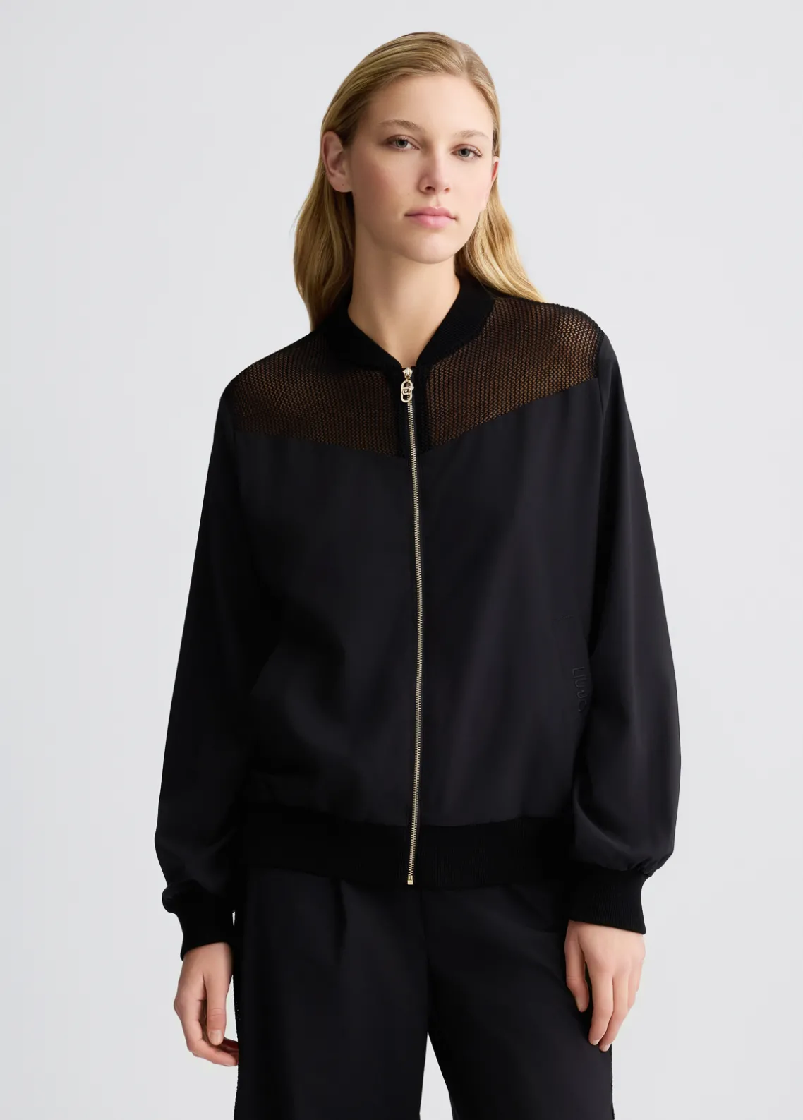 Liu Jo Sudadera con insertos de malla-Mujer Sudaderas|Ropa Deportiva