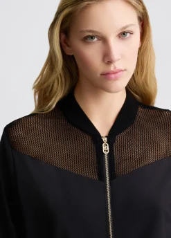Liu Jo Sudadera con insertos de malla-Mujer Sudaderas|Ropa Deportiva