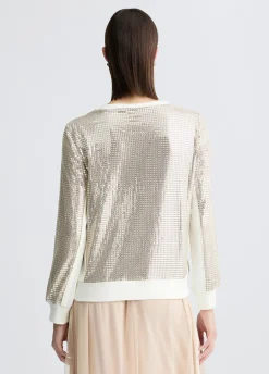 Liu Jo Sudadera con lentejuelas-Mujer Sudaderas|Ropa Deportiva
