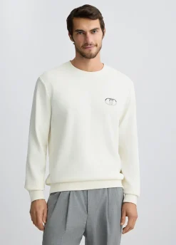 Liu Jo Sudadera con logo-Hombre Sudaderas