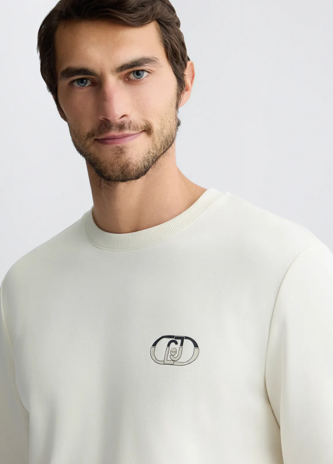 Liu Jo Sudadera con logo-Hombre Sudaderas