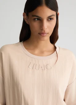 Liu Jo Sudadera con logotipo-Mujer Sudaderas|Ropa Deportiva