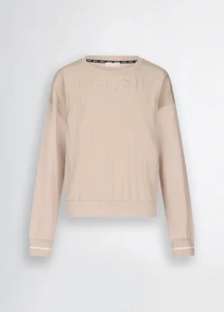 Liu Jo Sudadera con logotipo-Mujer Sudaderas|Ropa Deportiva