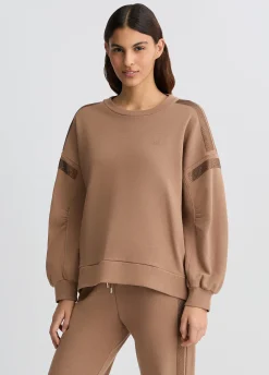 Liu Jo Sudadera con pedrería-Mujer Sudaderas|Ropa Deportiva