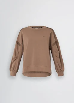 Liu Jo Sudadera con pedrería-Mujer Sudaderas|Ropa Deportiva