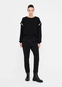 Liu Jo Sudadera con perlas-Mujer Sudaderas|Ropa Deportiva