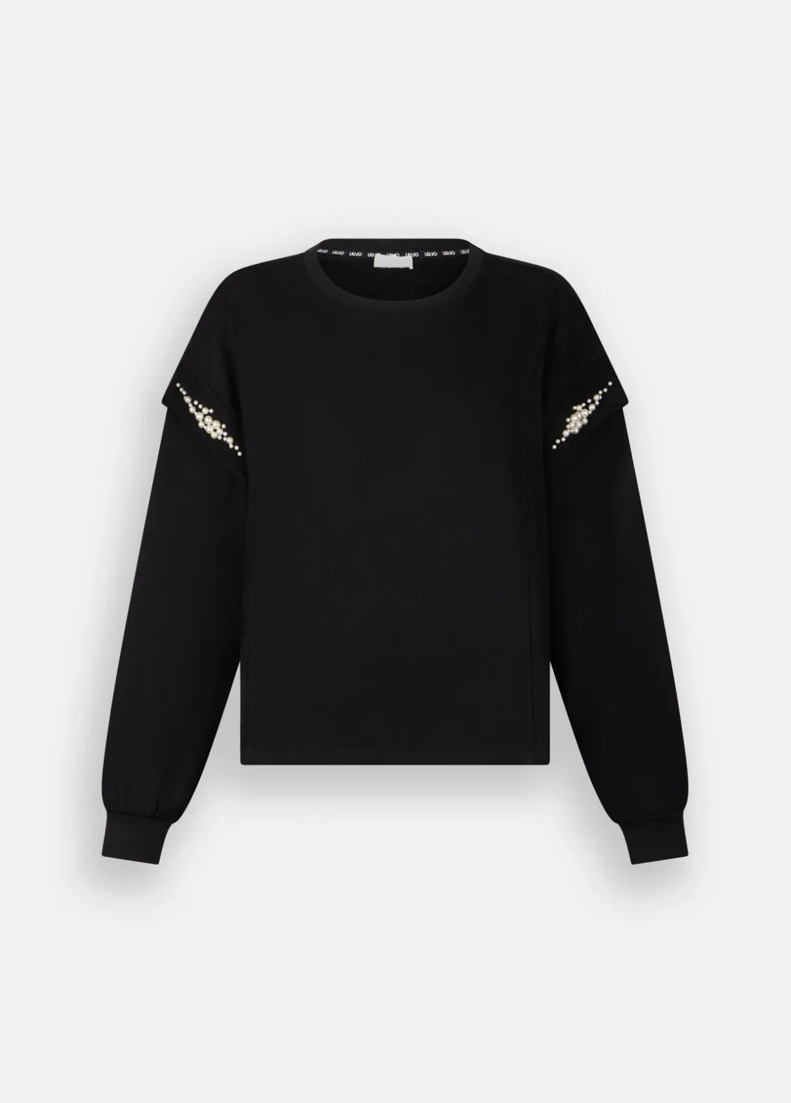 Liu Jo Sudadera con perlas-Mujer Sudaderas|Ropa Deportiva
