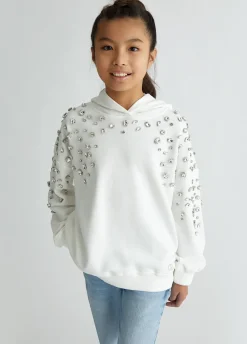 Liu Jo Sudadera con strass- Camisetas Y Sudaderas
