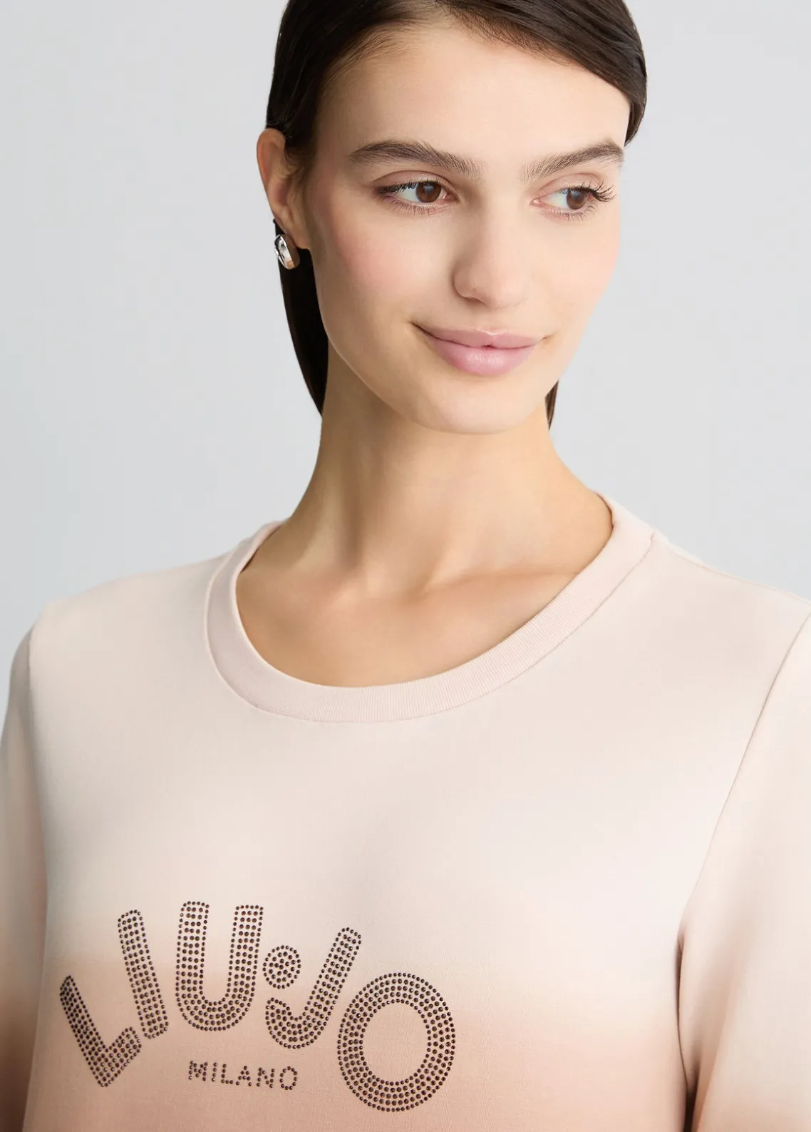 Liu Jo Sudadera con strass-Mujer Sudaderas|Ropa Deportiva