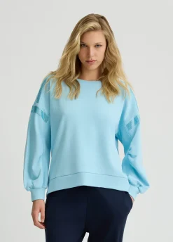 Liu Jo Sudadera con strass-Mujer Sudaderas|Ropa Deportiva