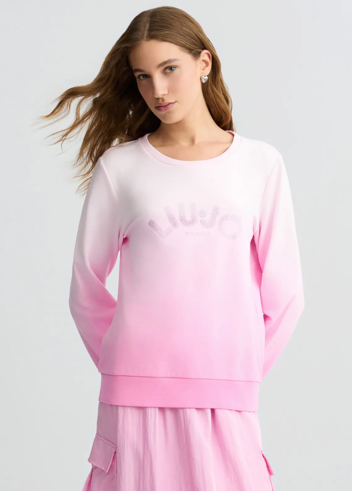 Liu Jo Sudadera con strass-Mujer Sudaderas|Ropa Deportiva