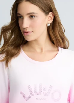 Liu Jo Sudadera con strass-Mujer Sudaderas|Ropa Deportiva