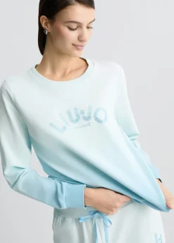 Liu Jo Sudadera con strass-Mujer Sudaderas|Ropa Deportiva