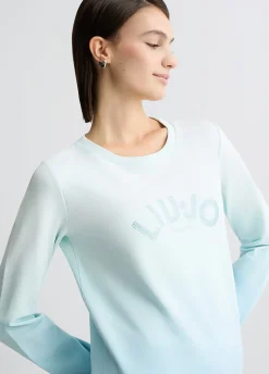 Liu Jo Sudadera con strass-Mujer Sudaderas|Ropa Deportiva