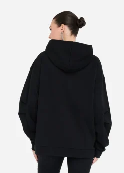 Liu Jo Sudadera de algodón con strass-Mujer Sudaderas