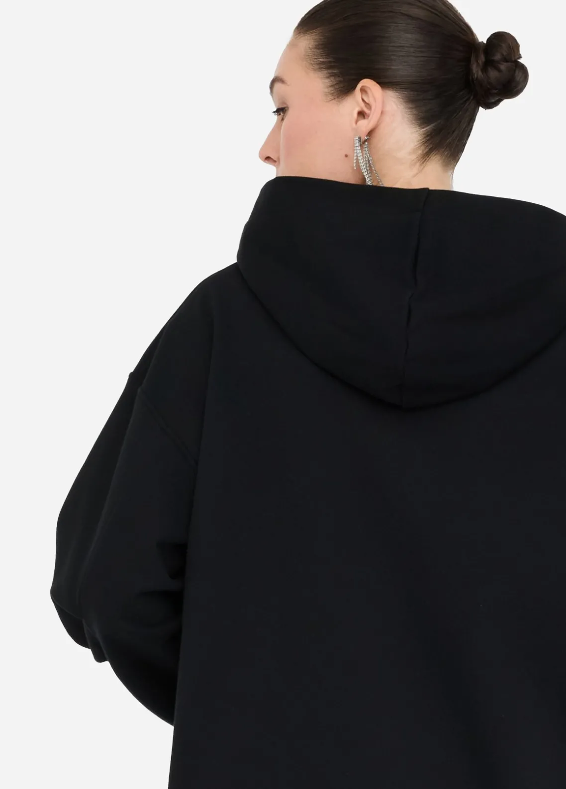 Liu Jo Sudadera de algodón con strass-Mujer Sudaderas