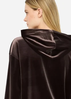 Liu Jo Sudadera de chenilla con capucha-Mujer Sudaderas|Ropa Deportiva