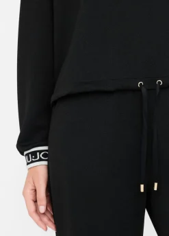 Liu Jo Sudadera de lurex® con capucha-Mujer Sudaderas|Ropa Deportiva