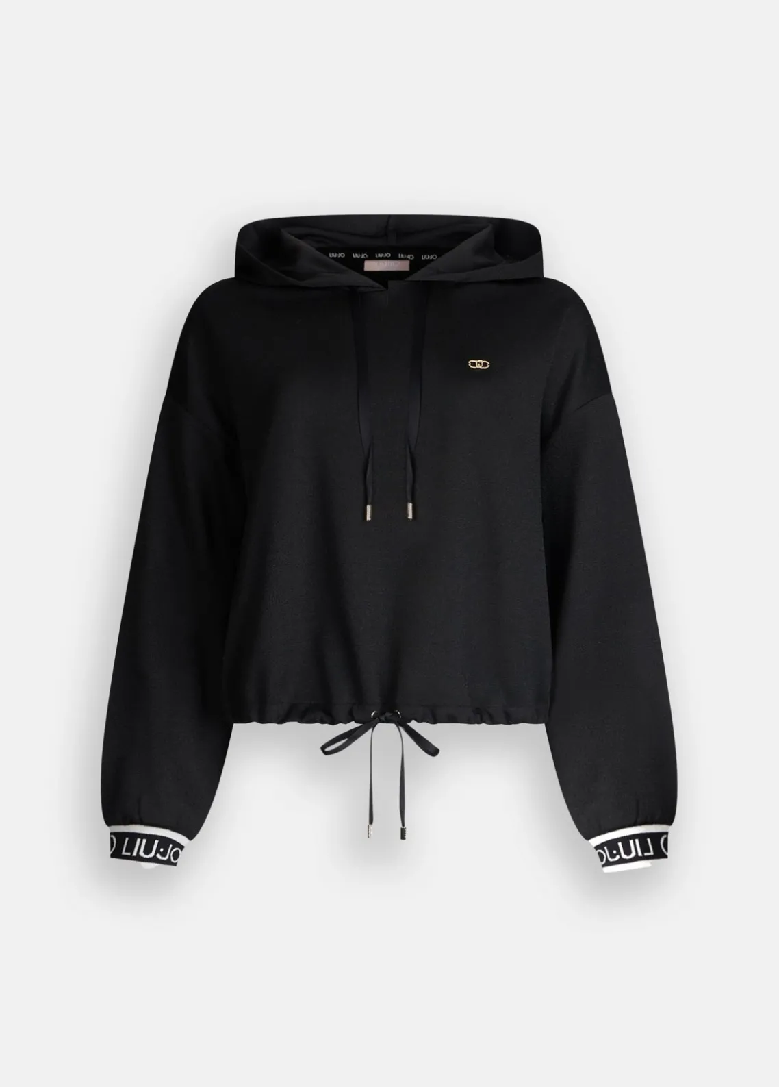 Liu Jo Sudadera de lurex® con capucha-Mujer Sudaderas|Ropa Deportiva