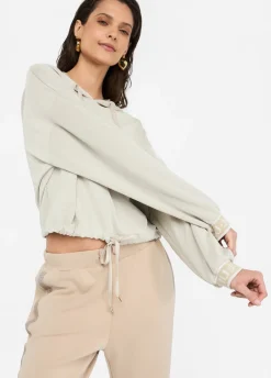Liu Jo Sudadera de lurex® con capucha-Mujer Sudaderas|Ropa Deportiva