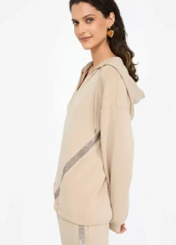 Liu Jo Sudadera de neopreno con capucha-Mujer Sudaderas|Ropa Deportiva