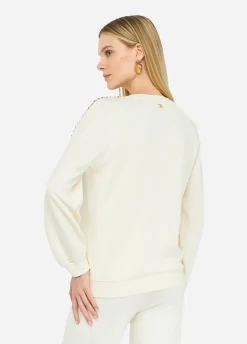 Liu Jo Sudadera Better con strass-Mujer Ropa Deportiva
