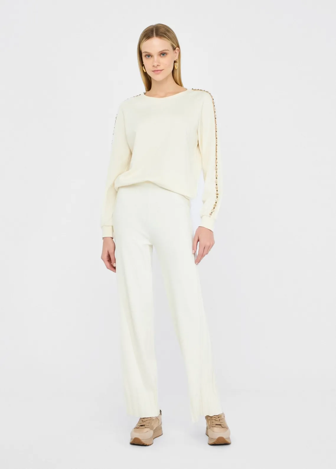 Liu Jo Sudadera Better con strass-Mujer Ropa Deportiva