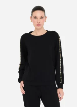 Liu Jo Sudadera Better con strass-Mujer Sudaderas|Ropa Deportiva
