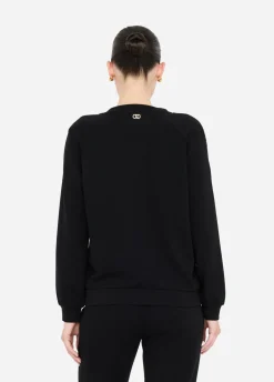 Liu Jo Sudadera Better con strass-Mujer Sudaderas|Ropa Deportiva