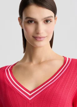 Liu Jo Suéter con cuello en V-Mujer Ropa Deportiva|Cárdigans Y Jerséis