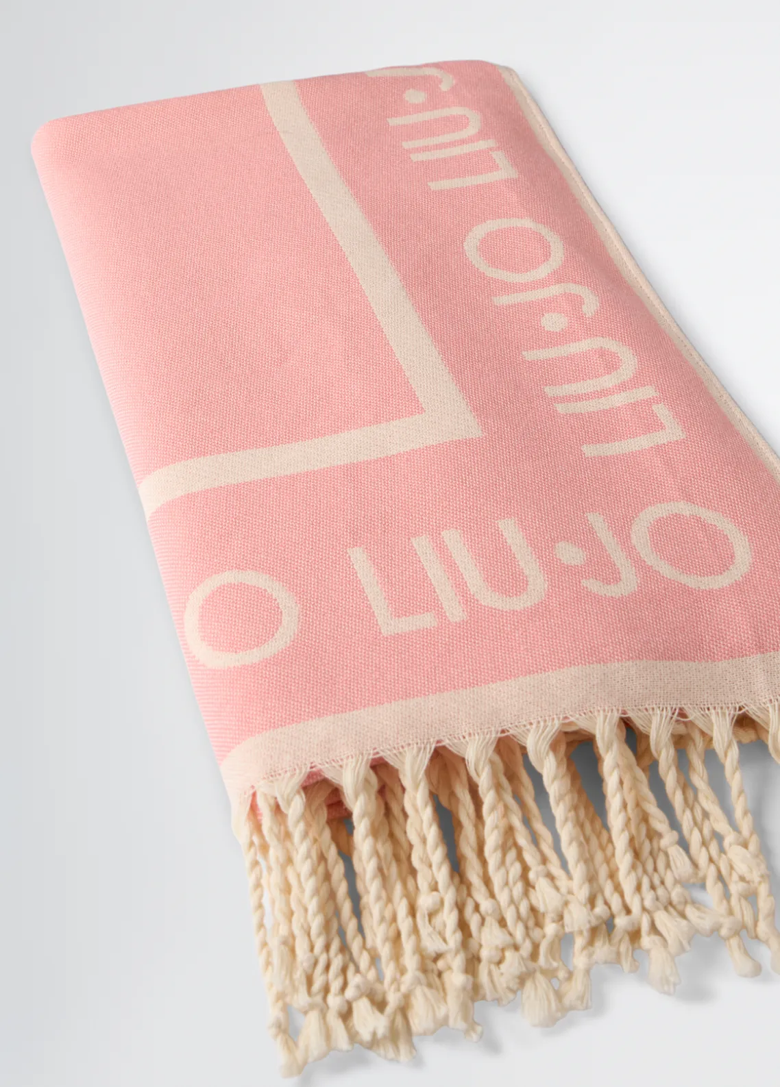 Liu Jo Toalla de playa de algodón jacquard-Mujer Otros Complementos|Moda Baño