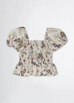 Liu Jo Top a rayas con estampado- Camisetas