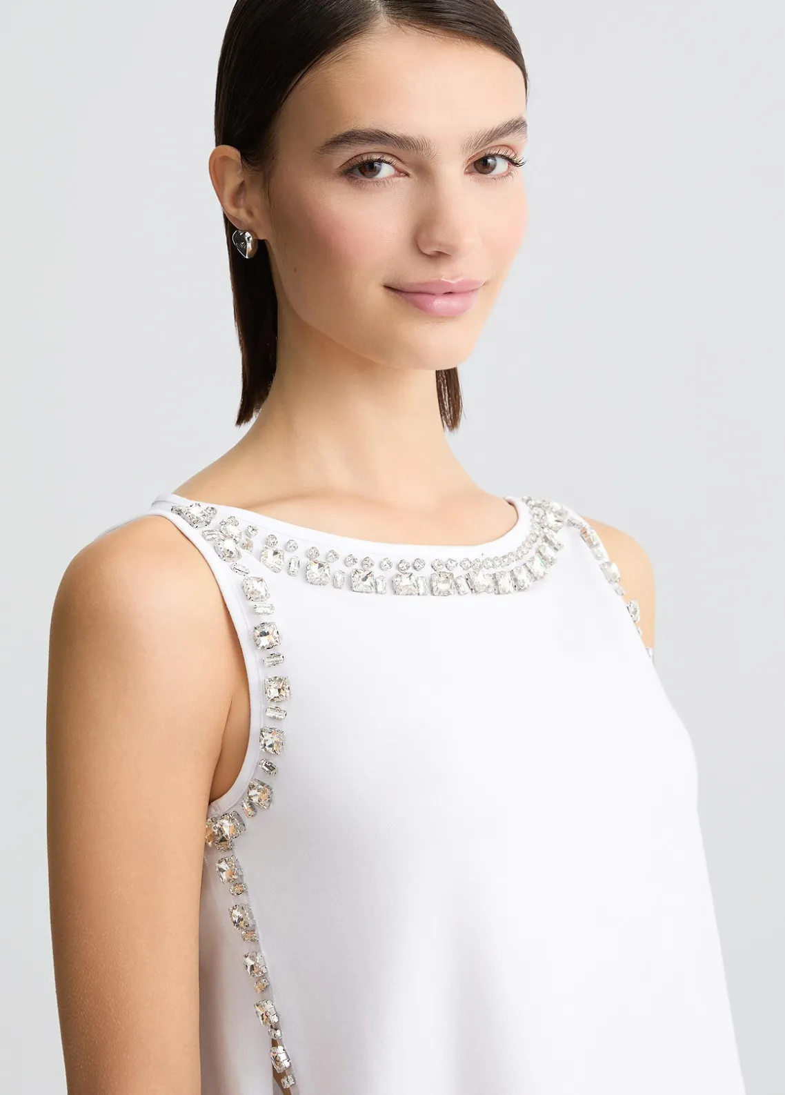 Liu Jo Top con bordados de joyas-Mujer Camisetas Y Tops
