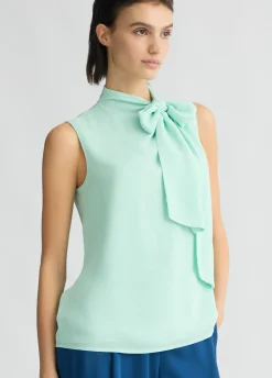 Liu Jo Top con bufanda-Mujer Camisetas Y Tops|Camisas Y Blusas