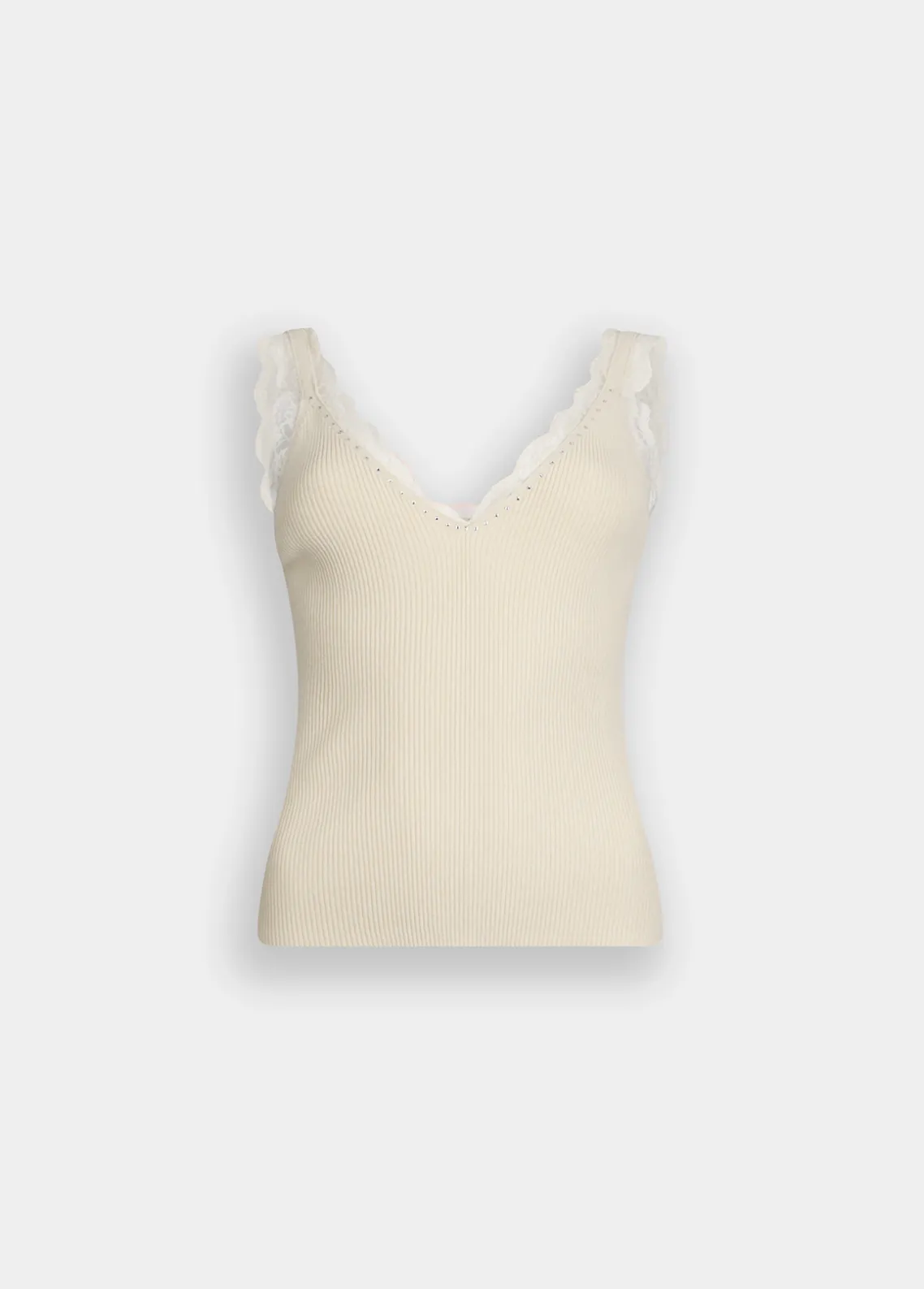 Liu Jo Top con detalles de encaje-Mujer Camisetas Y Tops
