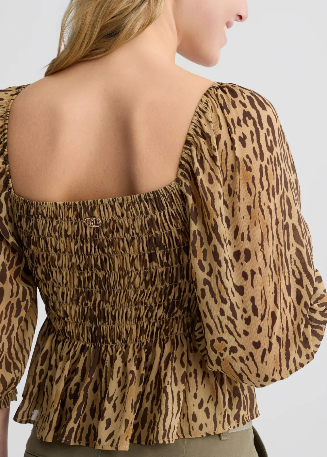 Liu Jo Top con estampado animal-Mujer Camisas Y Blusas