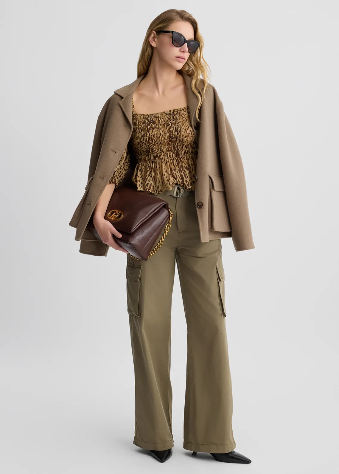 Liu Jo Top con estampado animal-Mujer Camisas Y Blusas