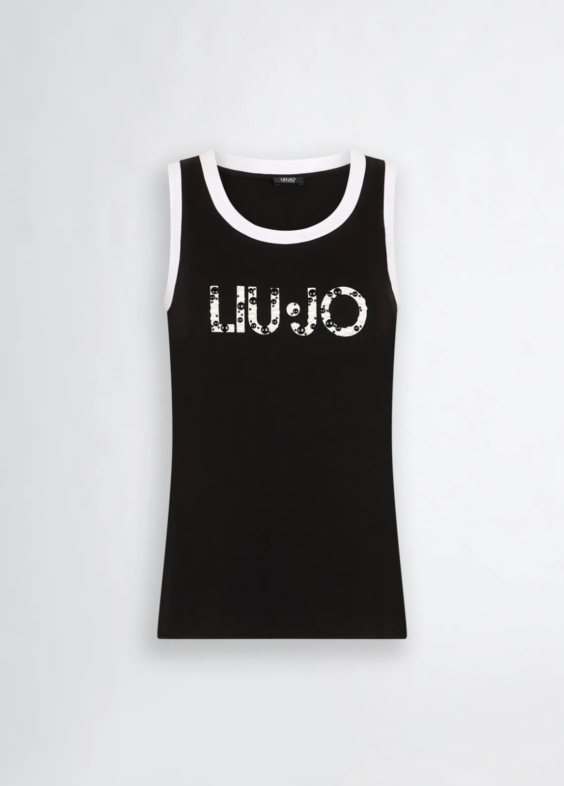 Liu Jo Top con logotipo y perlas-Mujer Moda Baño|Camisetas Y Tops