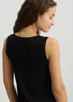 Liu Jo Top con logotipo y strass-Mujer Moda Baño|Camisetas Y Tops