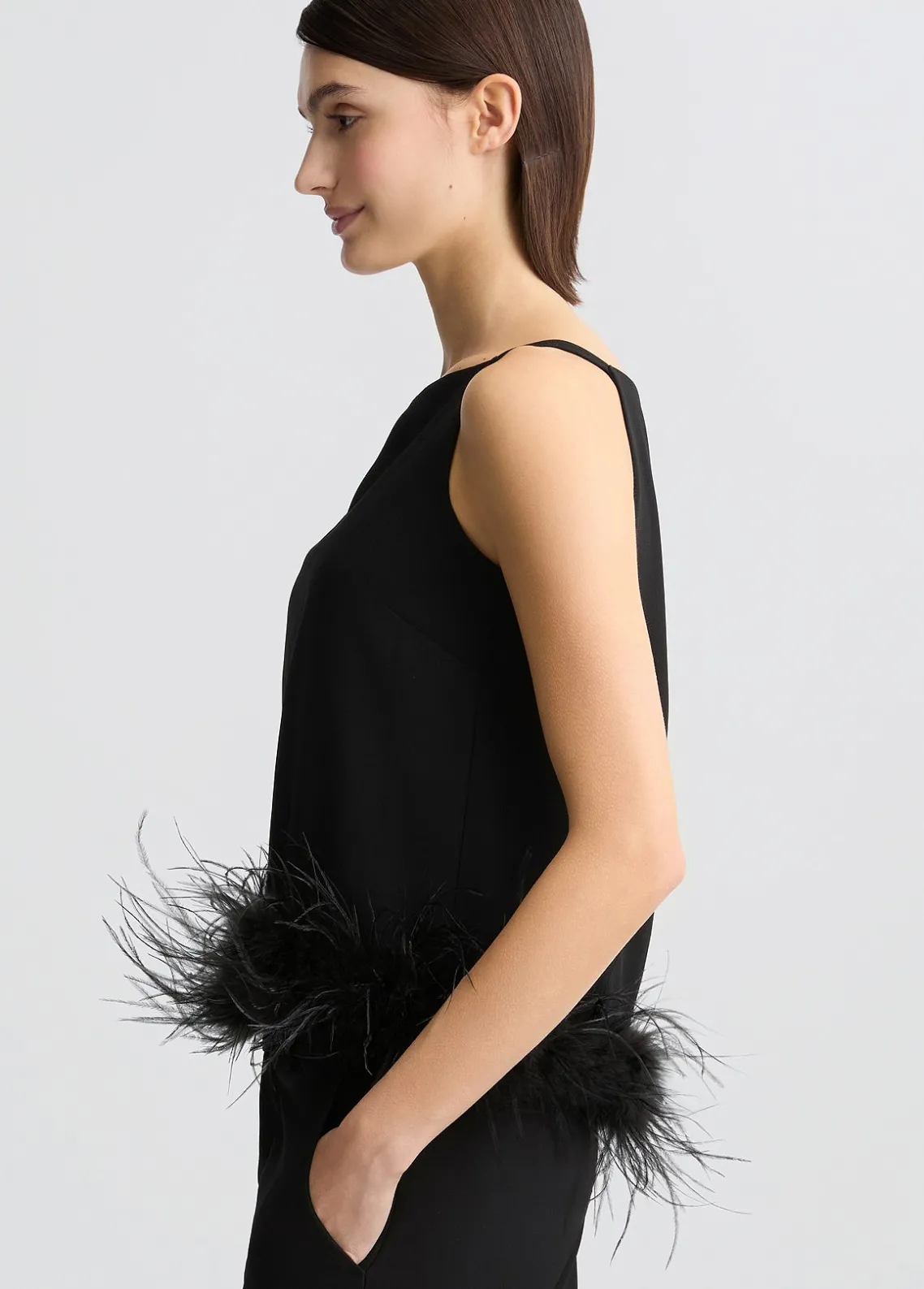 Liu Jo Top con Plumas-Mujer Camisetas Y Tops|Ceremonia