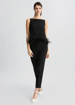 Liu Jo Top con Plumas-Mujer Camisetas Y Tops|Ceremonia