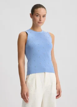 Liu Jo Top con tachuelas-Mujer Cárdigans Y Jerséis