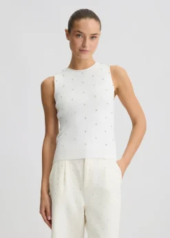 Liu Jo Top con tachuelas-Mujer Cárdigans Y Jerséis