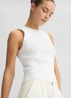 Liu Jo Top con tachuelas-Mujer Cárdigans Y Jerséis